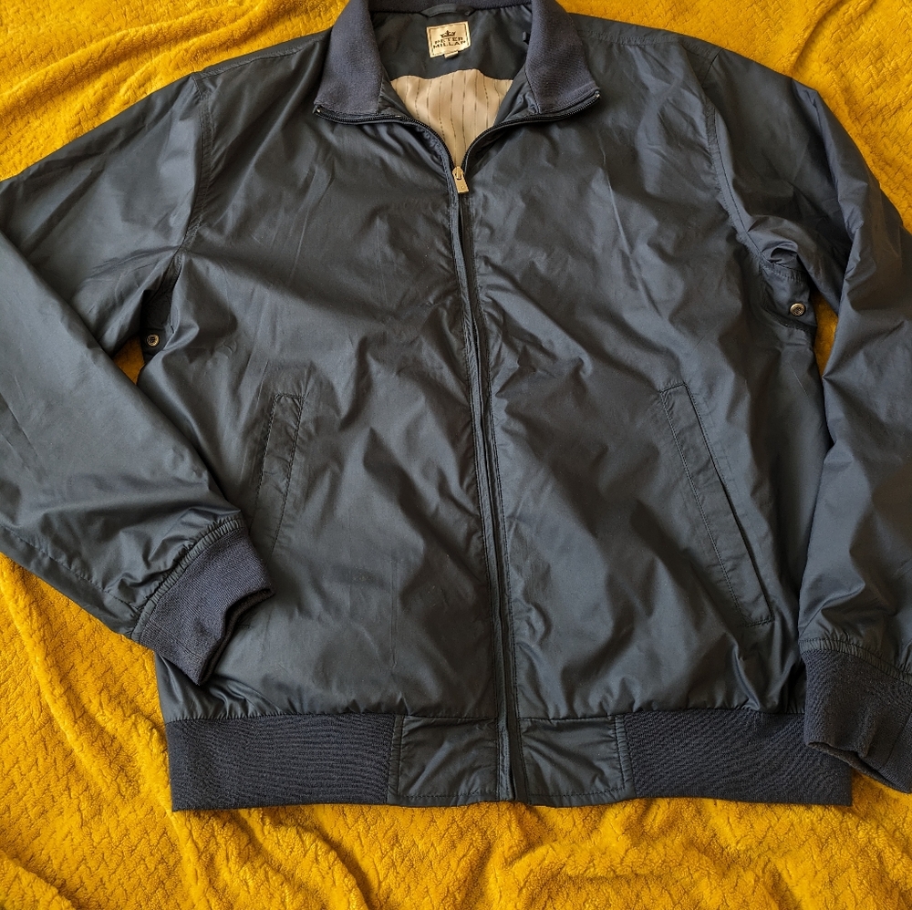 Peter Millar zip up wind breaker/coat size M